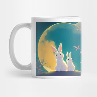 Here With You - Happy Bunnies Mug